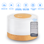 Merryhome 700ml Essential Oil Diffuser,Cool Mist Humidifier,Oil Diffuser with 7 Colors & Timmer Settings Remote Control Air Humidifier for Large Room Home Office