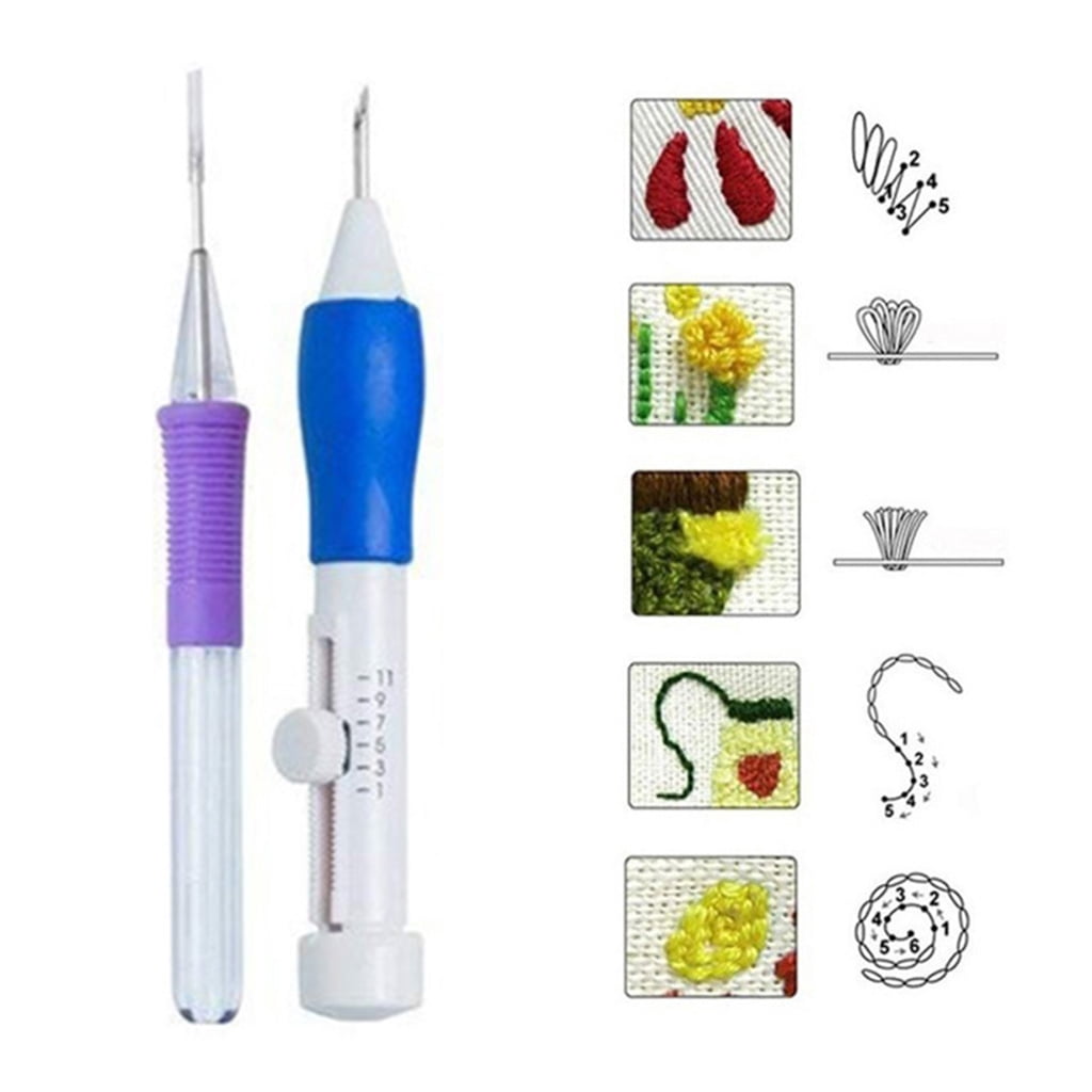 Embroidery Sewing Punch Needle Process Tool Combination DIY Sewing Thread