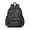 Mushroom and Dots Black Pattern, variant on Mushroom and Moon Black Pattern Cute School Backpack with Padded Back and Adjustable Shoulder Straps 13.4"x11"x4.7"