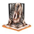 thumbnail image 2 of Yoyauz 35" Large Square Satin Head Scarf - Silk Hair Scarf Square Hair Bandanas Large Scarf Sleeping Head Wraps for Women, 2 of 6