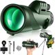 thumbnail image 1 of Telescopio monocular verde de 202440x60, telescopio de alta definición y alta potencia, dispositivo impermeable, telescopios monoculares de mano para observación de aves y vida sil, 1 of 2