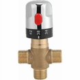 thumbnail image 1 of Brass Thermostatic Mixer Tap 15mm Fixed Temperature Faucet for Kitchen Bathroom Basin G1/2 35-45, 1 of 4