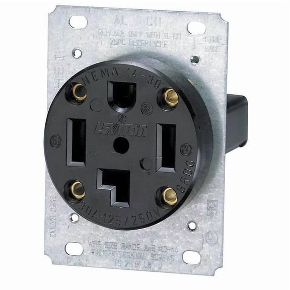Leviton 4-Wire Dryer Power Outlet