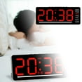thumbnail image 1 of uhnmki Digital Alarm Clock Electronic Clock Functional LED Clock Children S Bedside Silent Clock 2.5x15.5x6.3cm, 1 of 6