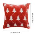 thumbnail image 3 of AuroraX Softer Throw Pillow Covers Corduroy Red 18x18 Inch Christmas Pillow Covers Outdoor Bohemian Striped Christmas Tree Cushion Cover Room,Livingroom Decor, 3 of 6