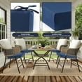 thumbnail image 7 of Unikome Outdoor Cushions Set of 4 Solid Water-resistant Outdoor Patio Seat Cushion 18.5-Inch x 16-Inch Square, Navy Blue, 7 of 7