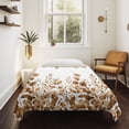 thumbnail image 4 of Brown Yellow Eucalyptus Leaves Large Tapestry for Bedroom Wall Hanging Tapestry,Watercolor Spring Summer Botanical Ceiling Backdrop Tapestries Poster Blanket Wall Decor for Living Room 86" x 104", 4 of 8