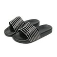 thumbnail image 2 of Zapatillas de verano para mujer con diamantes de destello brillantes, zapatos de ocio de una palabra Wmkox8yii  hj789, 2 of 5