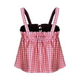 thumbnail image 5 of tarylea Womens Tank Tops Square Neck Sleeveless Plaid Camisoles Summer Cute Backless Vest Shirt, 5 of 6