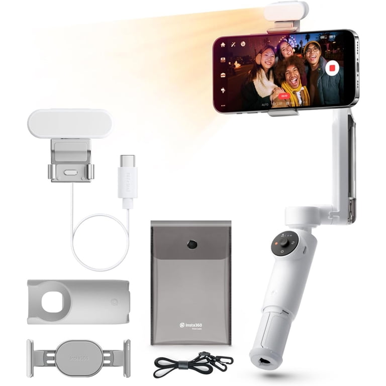 Insta360 CINSABBA_FLOW02 Flow Gimbal Stabilizer Creator Kit White