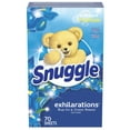 thumbnail image 3 of Snuggle Exhilarations Fabric Softener Dryer Sheets, Blue Iris & Ocean Breeze, 70 Count, 3 of 12