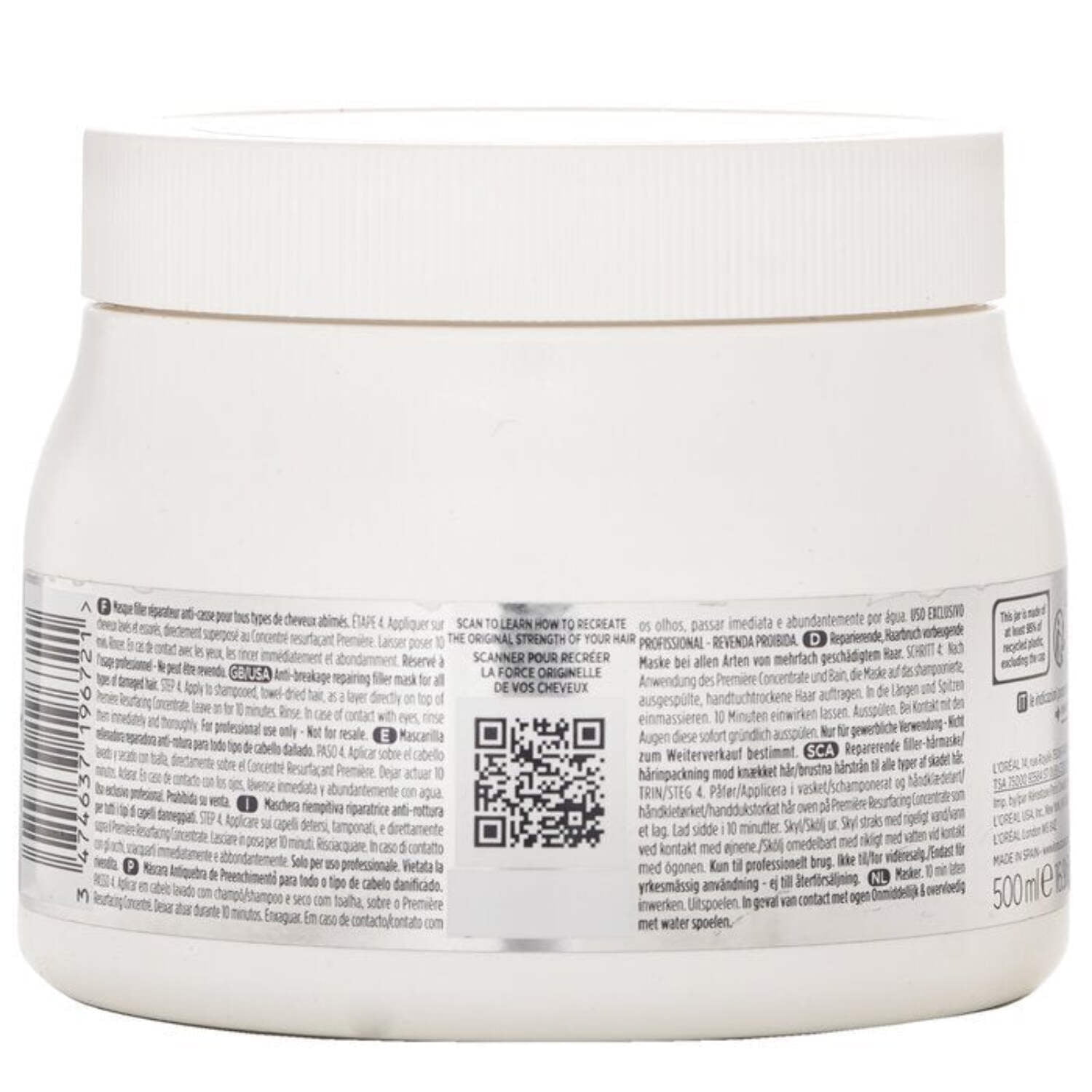 Kerastase Paris Premiere 4 Anti-Breakage Repairing Filler Mask for Damaged Hair - 16.9 oz