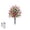 A, variant on KOYPTL 24 Inch Spring Artificial Mums with String Lights Topiary Ball Trees Faux Flowers Artificial Faux Bushes Shrubs for Outdoor Planter UV Resistant Fake Greenery for Porch Garden Home Decor