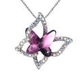 thumbnail image 2 of Wioihee Under $2.00 Ladies Crystal Necklace Multicolor Fashion Pendant Necklace Valentine's Day gift, 2 of 2