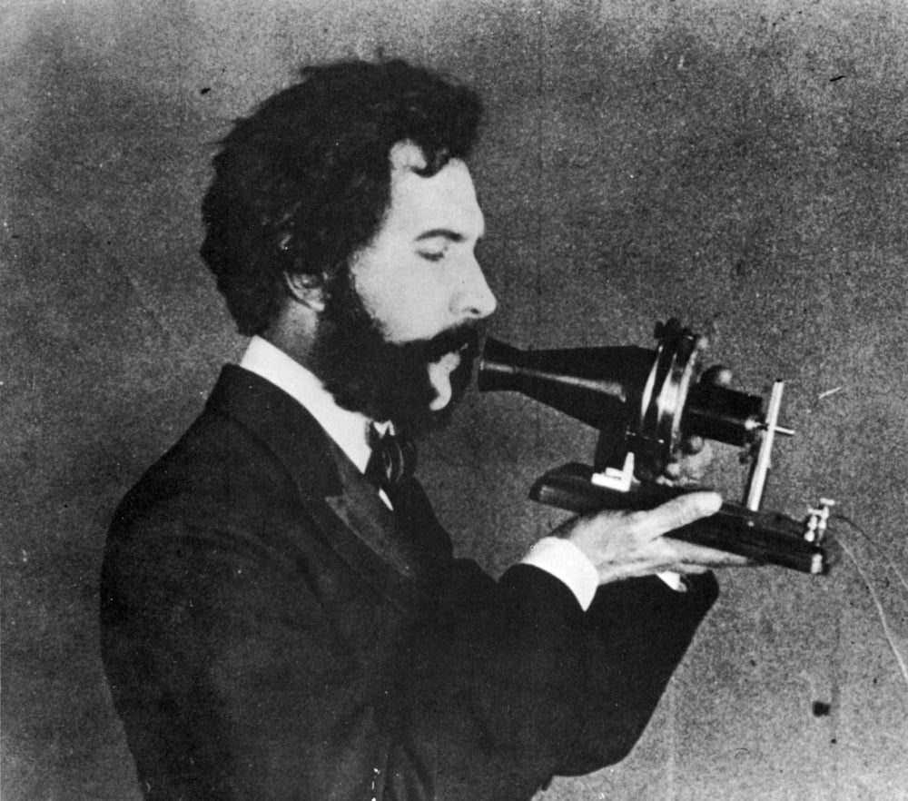 Alexander Graham Bell N(1847-1922) American (Scottish-Born) Teacher And Inventor An Actor ...