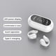 thumbnail image 2 of Auriculares de conducción ósea con Bluetooth 5.2, auriculares inalámbricos con clip para la oreja, auriculares deportivos con gancho para la oreja y micrófono, 2 of 6