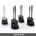 thumbnail image 3 of Toilet Plunger and Bowl Brush Combo for Bathroom Cleaning, Black, 2 Sets, 3 of 9