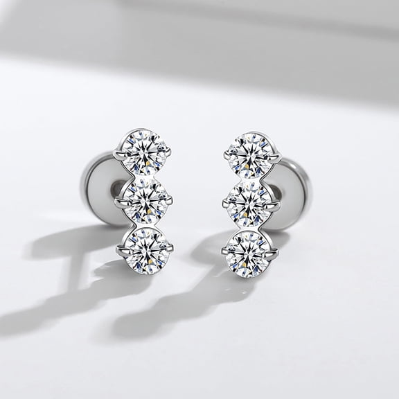 18G  Tragus Earrings for Women   Flat Back 316L Stainless Steel Stud Cartilage Helix Barbell Piercing Jewelry