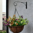 thumbnail image 5 of Clearance Hooks under $10 Wall Hanger Wind Lamp Flower Pot Hook Wrought Garden Garden Creative Wall Hanging Basket Rack, 5 of 7