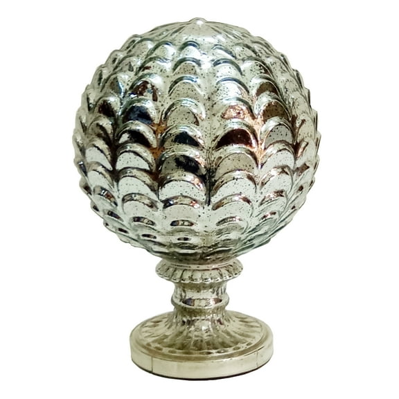 A&B Home Decorative Artichoke - 12" - Silver Finish
