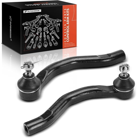 A-Premium 2Pcs Front Outer Tie Rod End Kit Compatible with Honda Accord 2003-2007 & Acura TSX 2004-2008, Replaces# 53540SDAA01, 53560SDAA01