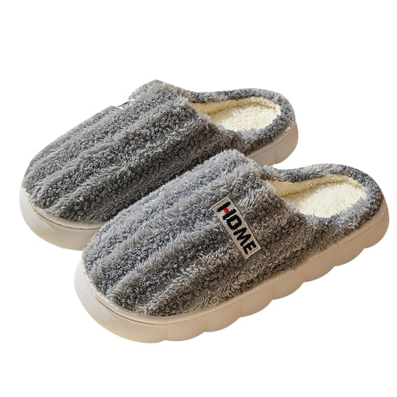 NOKIO Slippers for Women Soft Fuzzy Bedroom Shoes Comfortable Plush Home Slippers Winter S𝗅ip On Indoor Slides Casual Warm F𝗅u𝖿𝖿y Slipper Closed Toe Bedroom Shoes