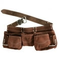 thumbnail image 2 of CHEETAH: Suede Leather 11 Pocket Tool And Nail Apron with Leather Belt, 2 of 7