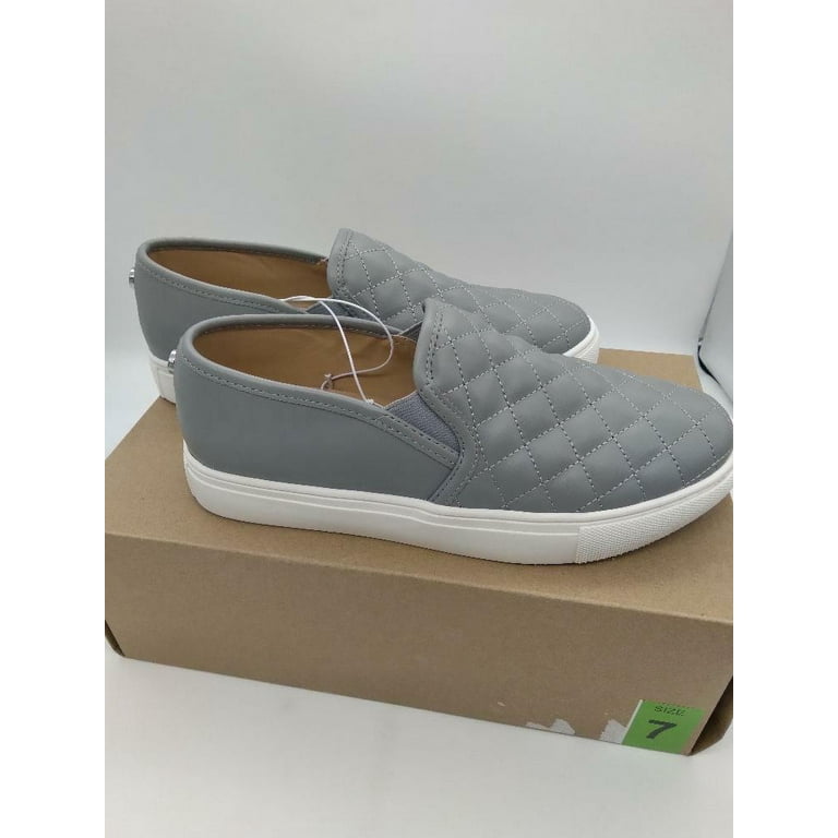 Steve Madden Women's Quilted Slip On Vegan Leather Sneaker Steve Madden Women's Quilted Slip On Vegan Leather Sneaker