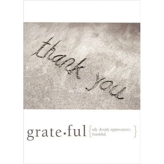 Tree-Free Greetings Grateful Thank You Card