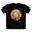 Black, variant on Sun Shirt, Shirt with Sun, Tee Shirt with Gold Sun