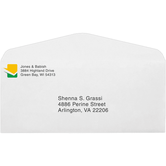LUXPaper #10 Regular Envelopes, 4 1/8 x 9 1/2, Bright White, 1000/Pack