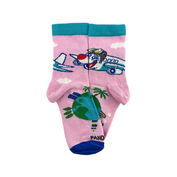 Airplane Socks from the Sock Panda (Ages 3-7) Size: Small (Age 3-5)