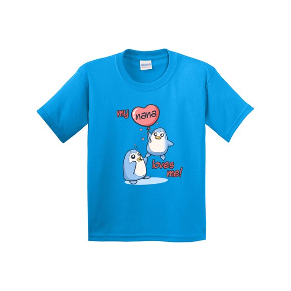 Inktastic My Nana Loves Me Youth T-Shirt