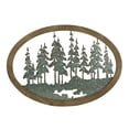 thumbnail image 1 of Green Pine Trees Metal Decor Wood Wall Decor, 1 of 1