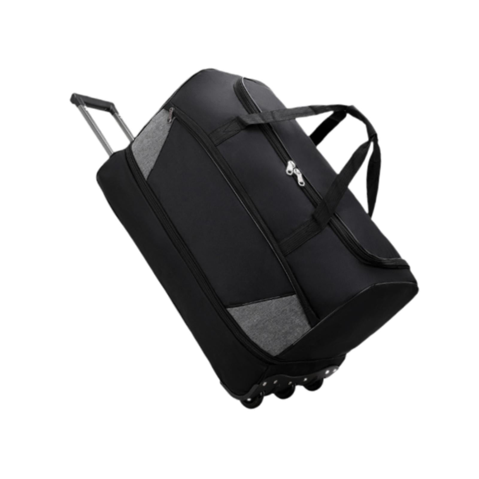 LeeQinersw Wheeled Rolling Duffle Bags Space Saving Luggage Bag for Picnic Outdoor Women S