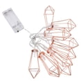 thumbnail image 2 of Cadena de luces LED con cuentas de 10 m para interiores, para dormitorio, sala de estar y dormitorio, color oro rosa, 2 of 8