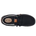 thumbnail image 2 of HeyDude Kids Paul Classic Zapatillas Slip-On Negras para Niños Talla 7, 2 of 7