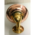 thumbnail image 4 of Vintage Wall Light Revivals Brass Swan Neck Passageway Lamp with Copper Shade, 4 of 5