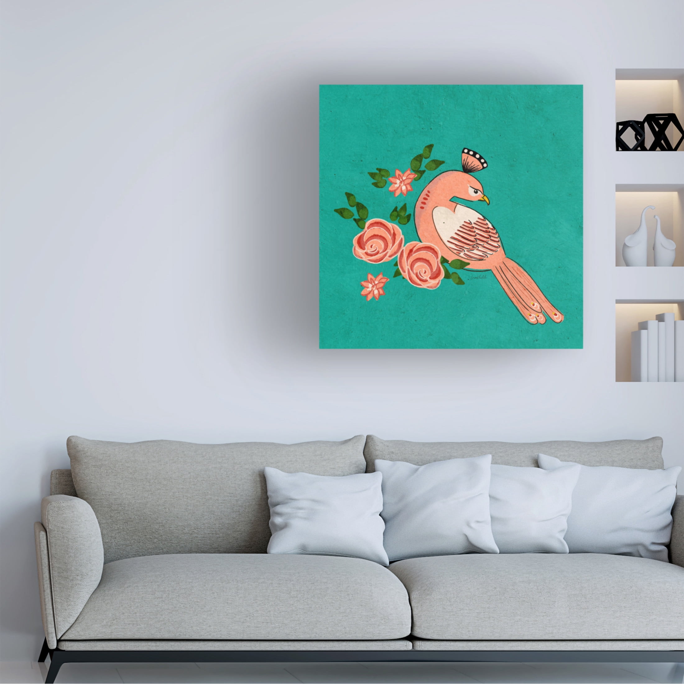 Trademark Fine Art Erum Khalili Pigeons In Pakistan Canvas Wall Art