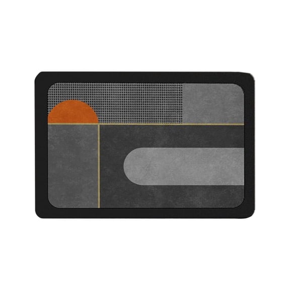 Non-Slip Absorbent Bathroom Floor Mat | Quick-Drying Polyester Door Mat | 16x24 Inches | Modern Luxury Design | Multi-Color