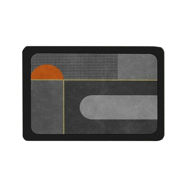 Alfombrilla de baño de diatomita, alfombrilla de baño para absorción de agua, alfombrilla antideslizante para suelo, ducha, entrada, lavabo, alfombra de inodoro de secado rápido para uso doméstico en