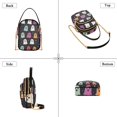 thumbnail image 3 of FORMRS Crossbody Bag for Women Quilted Travel Shoulder Cell Phone Purse with Chain Strap Handbag, Colorful Halloween Ghost, 3 of 7