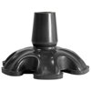 Essential Medical Supply Super Big Foot Replacement Standing Cane Tip in Black