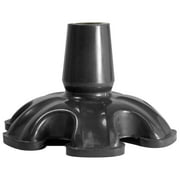 Essential Medical Supply Super Big Foot Replacement Standing Cane Tip in Black