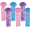 thumbnail image 1 of CHOK 6Pcs Jellyfish Paper Lanterns Unique Theme Design Party Decorations Handcrafted Artistry Ocean Party Decorations, 1 of 3