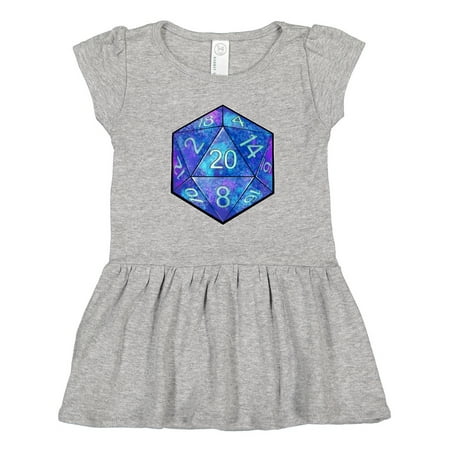 

Inktastic Natural Twenty D20 Die for Gamers Gift Toddler Girl Dress