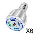 thumbnail image 1 of Cargador de Coche Rápido Baoblaze 6x5 Puertos USB QC3.0, 1 of 8