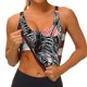 thumbnail image 3 of Fotbe Veterans Day1 Sujetador Deportivo Largo sin Aros para Mujer con Almohadillas y Soporte Medio, Transpirable y Absorbente, Camiseta Tipo Chaleco o Tank Top-XX-Large, 3 of 8