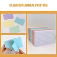 thumbnail image 4 of Shisuyan 300pcs Lined Index Cards Notepads Ruled Flashcards Colorful Note Cards Blank Notepaper Memo Paper For Studying Office School Supplies Note Taking, 4 of 8