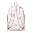 thumbnail image 2 of Floral Pig Backpack – Artistic Cartoon Farm Animal Pattern Bookbag with Cute Watercolor Print for School, 2 of 5